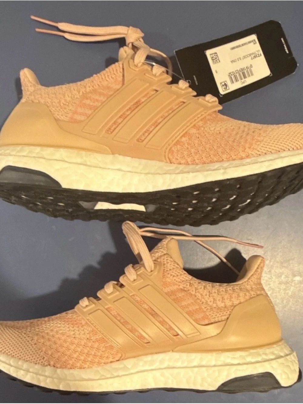 adidas Women’s Ultraboost Knit Sneaker - Blush Beige